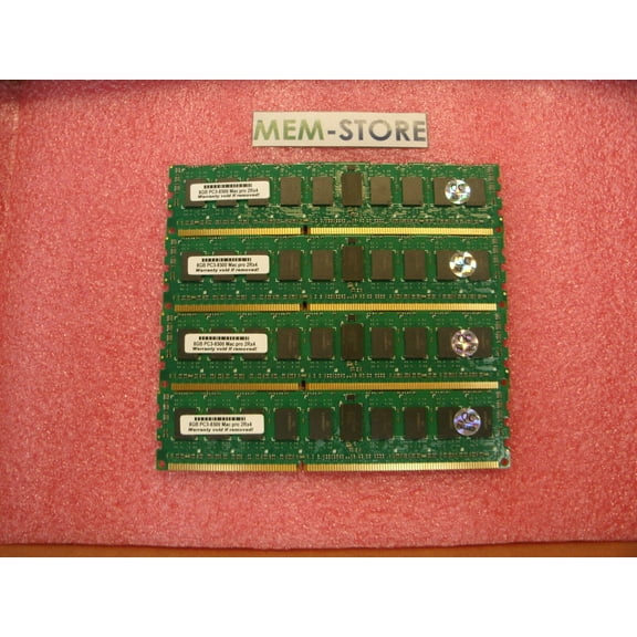 32GB (4X8GB) DDR3 1066MHz ECC Memory MacPro5,1 Quad-Core 2.4GHz 2.8GHz 3.2GHz (3rd Party)