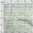 thumbnail image 2 of oneOone Velvet Light Green Fabric Text Sewing Material Print Fabric By The Yard 58 Inch Wide, 2 of 5
