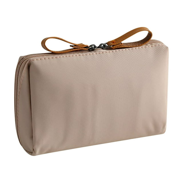 LSLJS Mini Cosmetic Bag Portable Carry-On Cosmetic Bag Hand-Held Makeup Bag Lip Gloss Storage Bag Travel Small Bag
