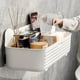 thumbnail image 5 of Cesta organizadora de ducha de plástico | Rack sin taladro montado en la pared | Almacenamiento de Baño y Cocina | Soporte para cepillos de dientes | Diseño duradero que ahorra espacio | Acabado, 5 of 8