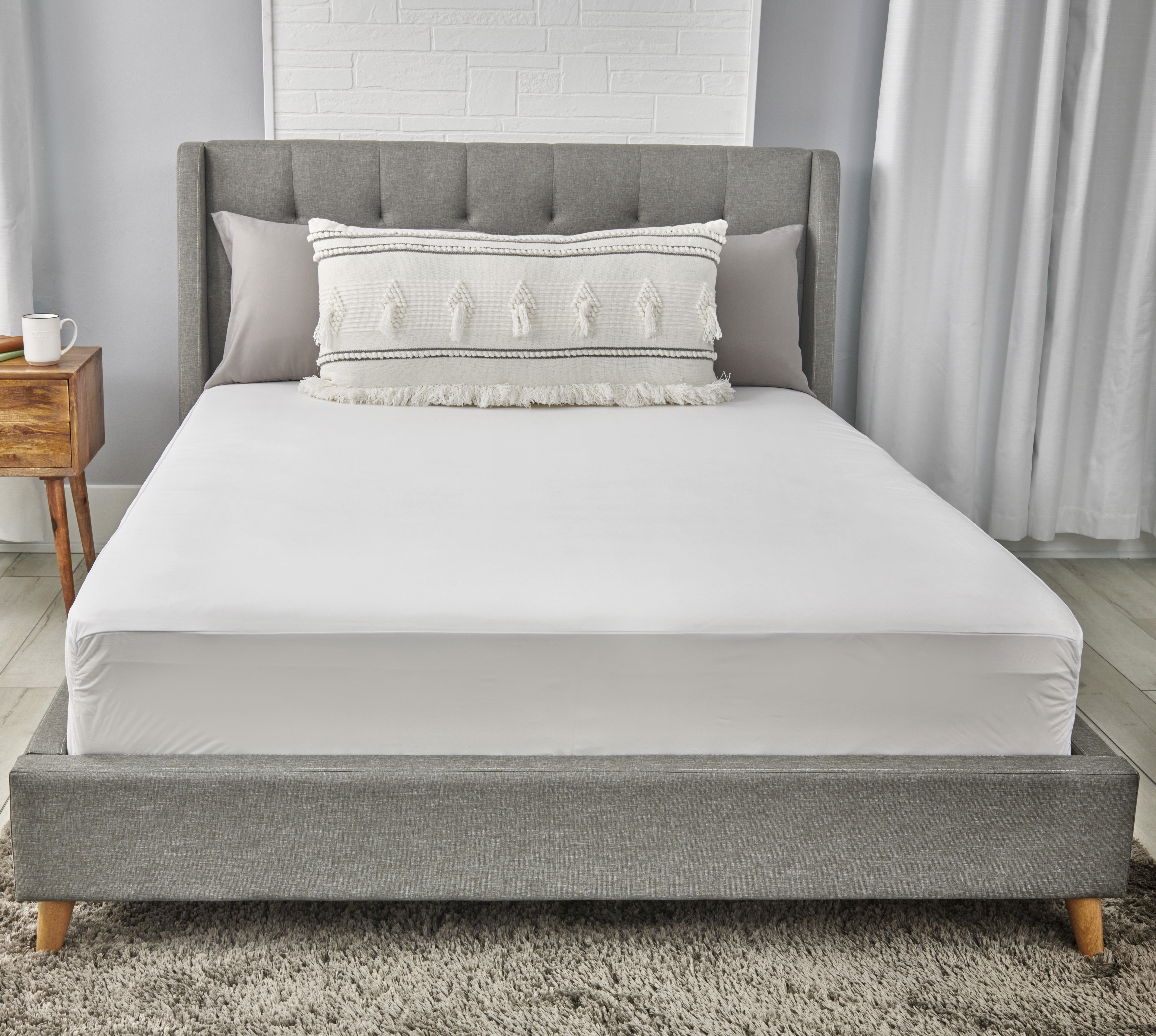 Protège-matelas AllerEase Maximum, grand lit double – À glissière, Imperméable, Barrière contre les allergènes