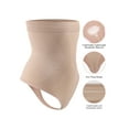 thumbnail image 4 of Women High Waist Seamless Body Shaper Briefs Firm Control Tummy Thong Shapewear Panties Girdle Waist Trainer Underwear, 4 of 5