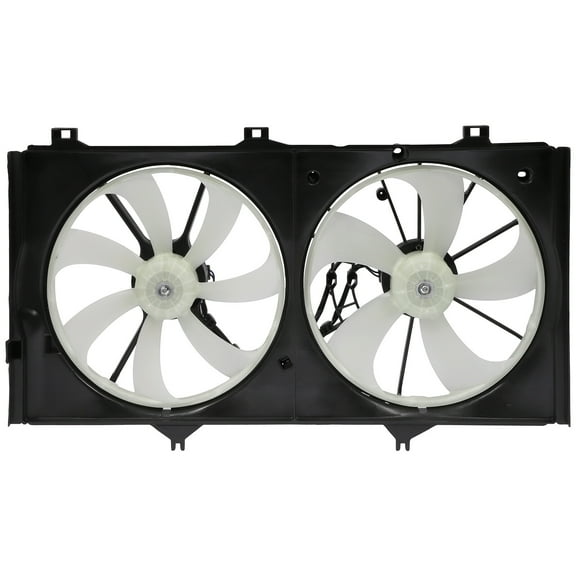 ECCPP 163610 Dual Radiator and Condenser Fan Replacement Compatible 2007-2012 for ES350 2005-2012 for Toyota for Avalon 2007-2011 for Toyota for Camry 2009-2014 for Toyota for Venza