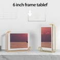 thumbnail image 7 of Hesroicy Double-Sided Photo Frame - Universal Glass, Geometric Modern Design, Horizontal and Vertical Display Options - Metal Picture Frame for Home Decor, 7 of 7