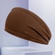thumbnail image 3 of Hombres Mujeres Fitness Sweatband Elástico Running Diadema Secado Rápido (Café), 3 of 5