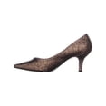 thumbnail image 3 of Womens Easy Street Chiffon Low-Heel Comfort Pumps, Bronze Glitter, 3 of 5