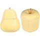 thumbnail image 1 of 2pcs Fruit Shape Ceramic Sugar Bowl Salt Pot Pepper Storage Jar Seasoning Bottle Container Condiment Spice Box Holder for Home Kitchen Countertop, 1 of 5
