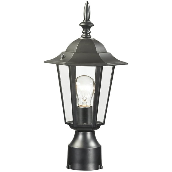Boston Harbor AL8044-BK Post Lantern, 120 V, 60 W, A19 or CFL Lamp