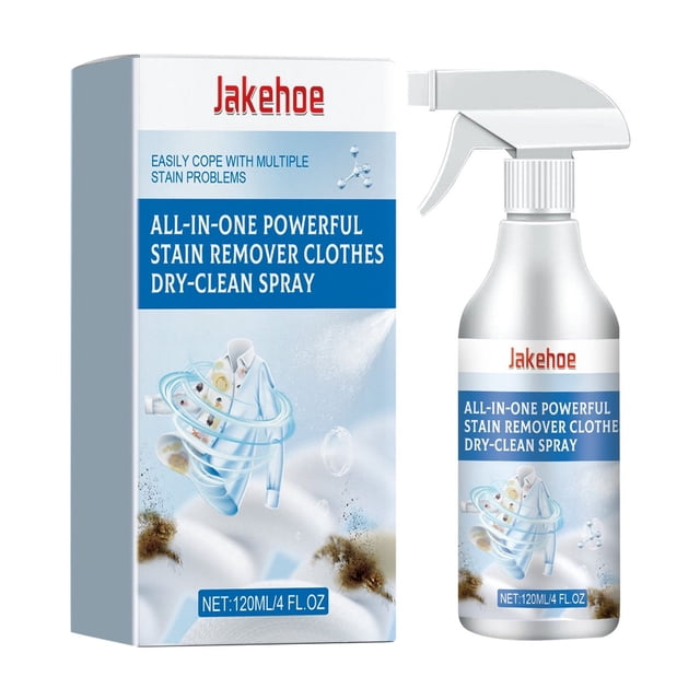 Powerful all-in-one stain remover, dry cleaning spray for clothes, 120 ml