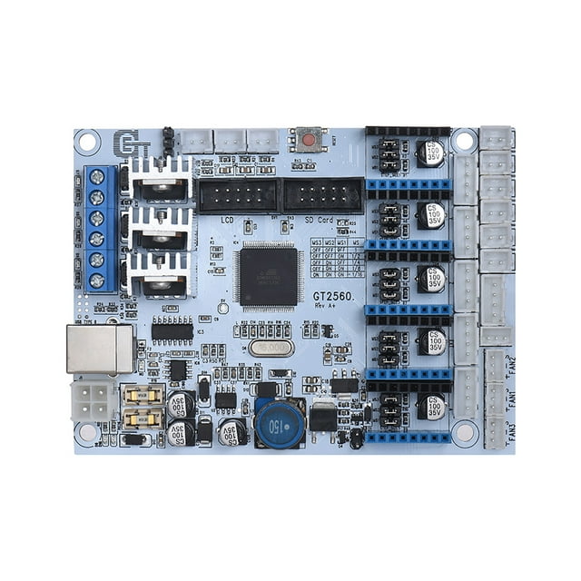 TFixolGT2560 Carte de Contrôleur d'Imprimante 3D de Remplacement Méga 2560+ Ultimaker/ Rampes Kit 1.4 pour Geeetech