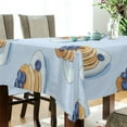 thumbnail image 5 of Yayeee Tablecloths 60" x 90" Rectangle Wrinkle Resistant Party Table Cover, Blueberry Pancake Pattern, 5 of 8