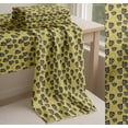 thumbnail image 6 of Soimoi Yellow Cotton Voile Fabric Life Begins After Coffee Text Print Fabric by Yard 56 Inch Wide, 6 of 7