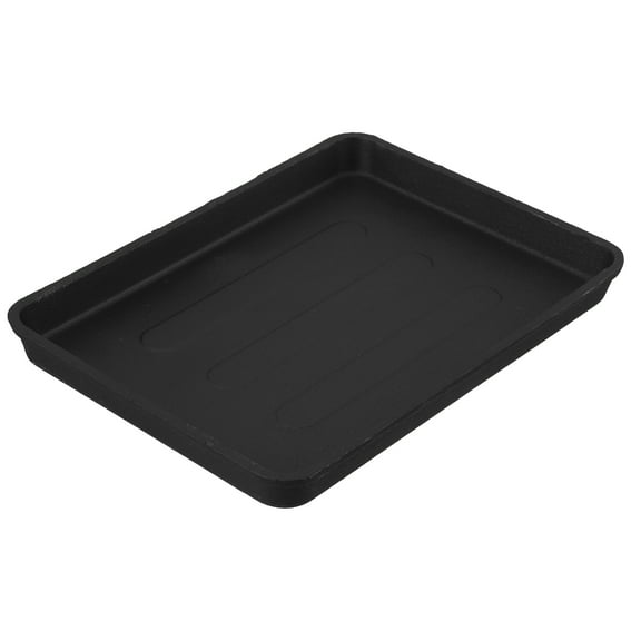 KALLORY Cast Iron Teppanyaki Pan Black - Outdoor Accessory for Cooking and Grilling