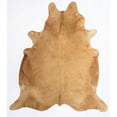 thumbnail image 3 of Rugs America Hand Curated Cowhide Collection Natural Solid Beige 24 HC24 Contemporary Animal Area Rug 6'x8', 3 of 8