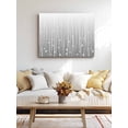 thumbnail image 4 of Gray Flower Wall Art for Living Room,Canvas Picture Wall Decor for Bathroom Bedroom,Geometric Stripe Gradient Branch Minimalist Painting Artwork for Office Kitchen Hallway Dining Room Decor 12"x16", 4 of 8