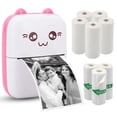 thumbnail image 1 of Impresora de bolsillo Vicbear Mini portátil térmica Bluetooth Rosa, 1 of 6