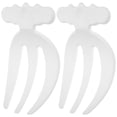 thumbnail image 1 of 2 Pcs Pinces à Salade en Plastique Réutilisables Fourchettes à Salade Fourchettes à Légumes Fourchettes à Mélanger, 1 of 8