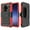 Black/Red, variant on GSA Rubberized Holster Case w/Kickstand for Samsung Galaxy S9 Plus - Black/Blue
