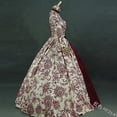 thumbnail image 3 of Vestido Formal de fiesta de Boda de Princesa de la Reina Victoria Medieval europea, disfraz de Halloween para mujer, corte de carnaval, Palacio Noble, 3 of 4