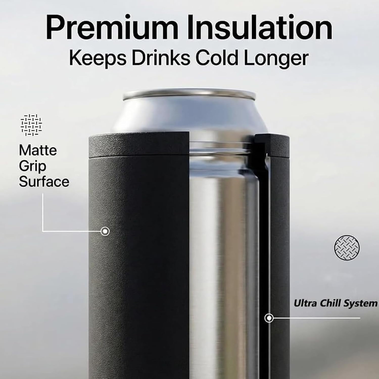 Double Tactical Reload Can Holder - Ultra Chill System, Tactical Insulation Can Sleeves Slim Can Cooler Fits Two 12oz Beverage Cans, Easy to Hold, Suitable for Beer and Soda (Yellow)Z