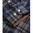 thumbnail image 5 of SPEEDRUN Men's Flannel Shirts Cotton Long Sleeve Shirt Casual Button Down Shirts with 2 Pockets, 5 of 6