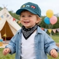 thumbnail image 2 of Hessimy Kids Baseball Cap Adjustable Cotton Toddler Baseball Hat for Boys Girls(Light Blue3-8 Years), 2 of 5