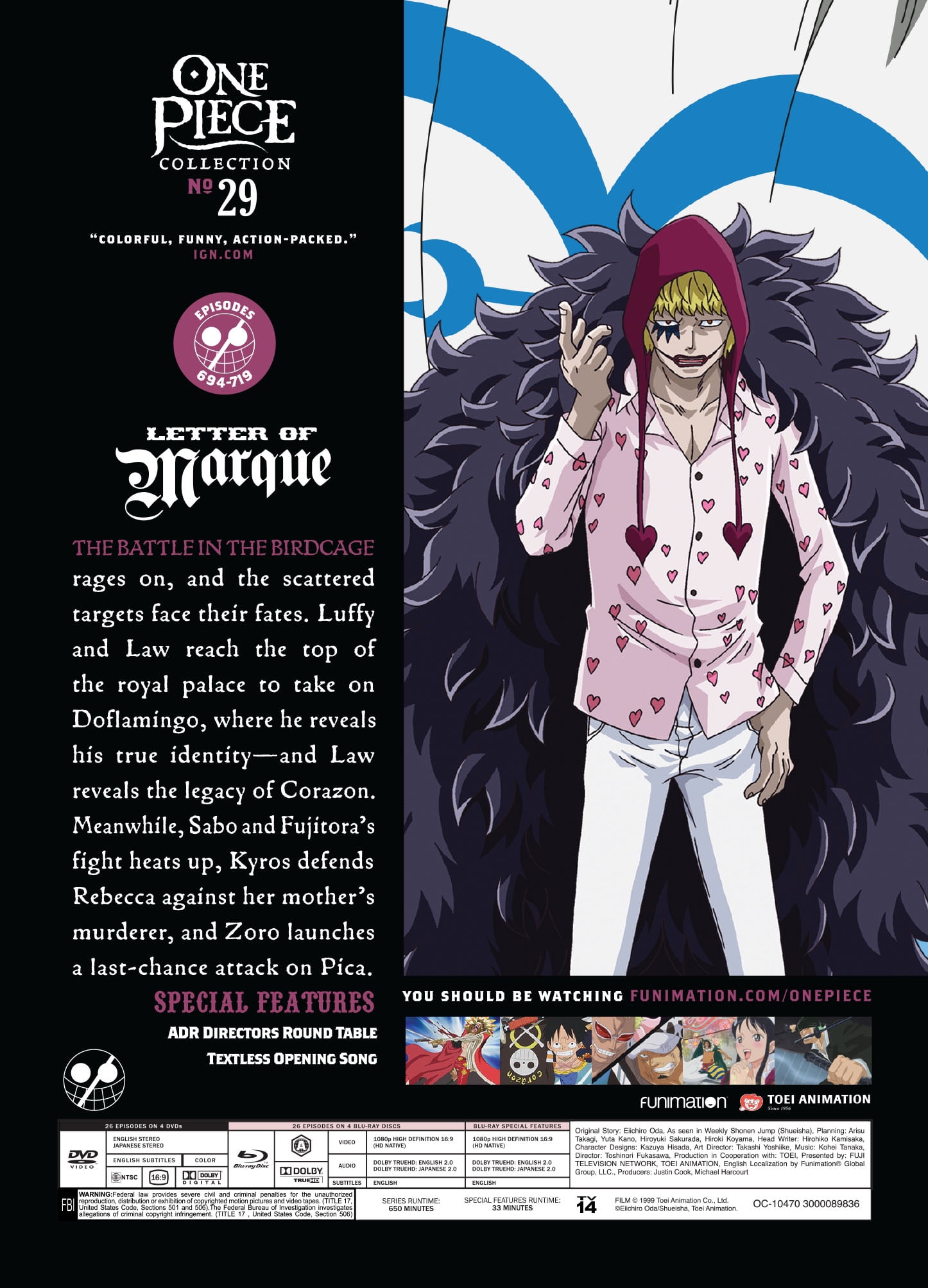 New One Piece: Collection 29 (Blu-ray + DVD) - Walmart.com