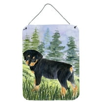 Carolines Treasures SS8057DS1216 Rottweiler Aluminium Metal Wall or Door Hanging Prints, 16" x 12", Multicolor