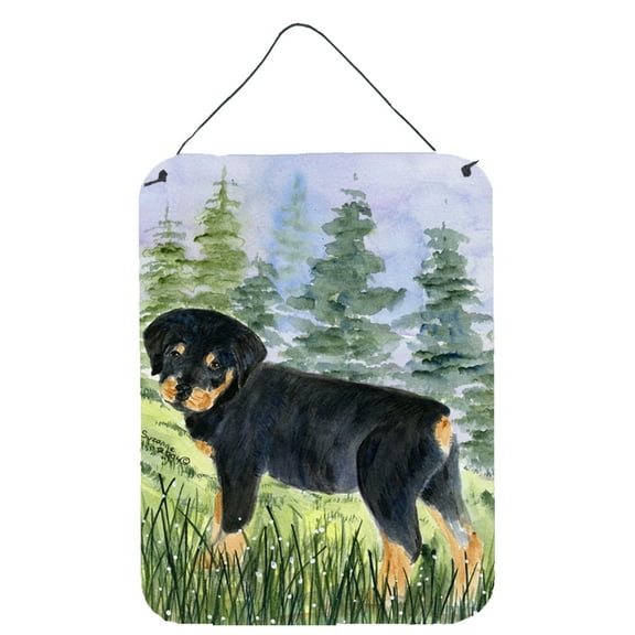 Carolines Treasures SS8057DS1216 Rottweiler Aluminium Metal Wall or Door Hanging Prints, 16" x 12", Multicolor