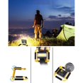 thumbnail image 1 of Foldable LED construction spotlight battery spotlight, LED work light Work light with 4 light modes, 6000 K Portable camping lamp 4400 mA, 1 of 1