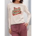 thumbnail image 2 of Rootin' Tootin' Merry Christmas Women's Long Sleeve, 2 of 4