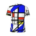 thumbnail image 6 of T Shirt For Men De Stijl Version Sports Summer Colorful Print Basic T-Shirts Harajuku Tee Shirt For, 6 of 7