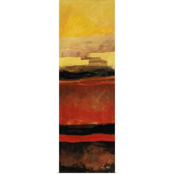 Great BIG Canvas | "Abstract Painting III" Art Print - 20x60