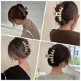 thumbnail image 3 of Large hair clip, 4.5 inch large non-slip claw clip, 5 colors of perfect grip, comfortable, elegant and beautiful, 3 of 5