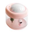 thumbnail image 1 of Humidificador de luz con proyector de estrellas, humidificador de luz nocturna silencioso recargable por USB (buzo - rosa), 1 of 4