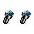 thumbnail image 1 of Adaptador Cargador Coche 20 W USB 3.0 PD Tipo C 2 Puertos Cargador Coche (negro), 1 of 8