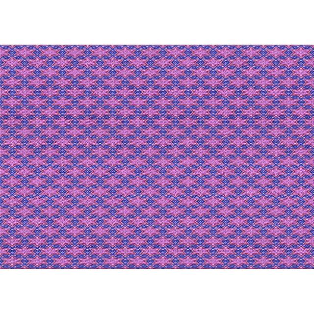 Ahgly Company Tapis Rectangulaire d'Intérieur Lavable en Machine Violet Transitionnel, 7 Pieds x 9 Pieds