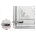 thumbnail image 3 of Tablero de dibujo A3, ligero y duradero, con soportes antideslizantes y sujetadores de papel para mayor precisión. Ideal para arte, diseño mecánico y más. Incluye escuadra, transportador, regla, 3 of 6