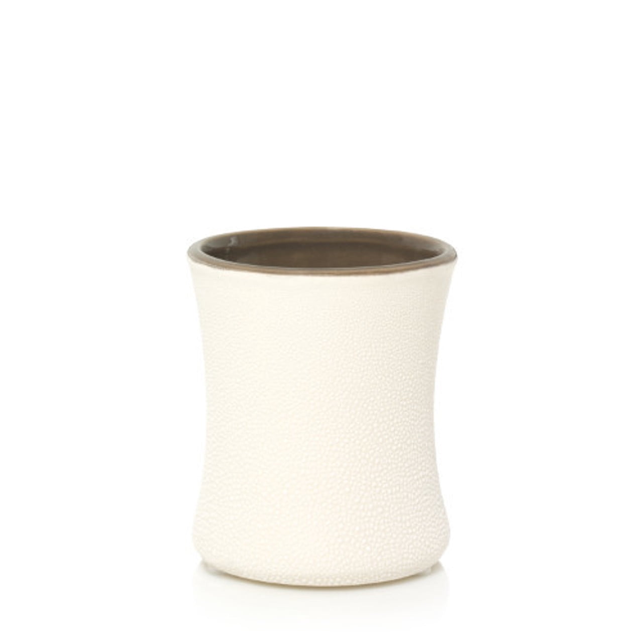 WoodWick SAND & DRIFTWOOD Small Textured Hourglass Candle with Crackling Wick 4.7oz