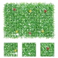thumbnail image 3 of 1 Pce Plante Simulée Murale Décorative Verdure Murale Gazon Décoration (Vert), 3 of 7