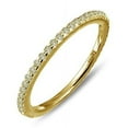 thumbnail image 3 of Lafonn Classic Sterling Silver Gold Plated Canary Ring (0.58 CTTW), 3 of 5