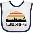 thumbnail image 3 of Inktastic Albuquerque New Mexico Skyline Boys or Girls Baby Bib, 3 of 4