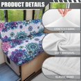 thumbnail image 6 of Yuyamidu Purple Boho Mandala Flower RV Dinette Cushion Slipcover Soft RV Couch Covers for Sofa 2pcs Loveseat Slipcovers for Travel Trailer Couch Comfy RV Sofa Cover, 6 of 7
