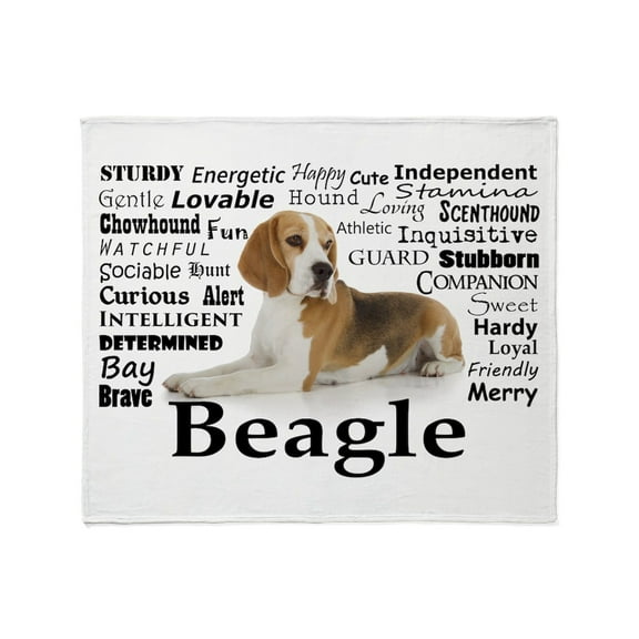 CafePress - Beagle Traits Throw Blanket - Soft Fleece Throw Blanket, 50"x60" for All Ages
