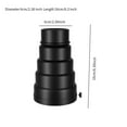 thumbnail image 3 of MERIGLARE Conical Optical Snoot Kit Easy to Install Portable Attachment Honeycomb Grid D, 3 of 9