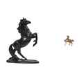 thumbnail image 1 of Estatua de caballo, figuritas de caballo, adorno de caballo, escultura de caballo para dormitorio, paisaje, escritorio, oficina, estante, decoración d, 1 of 8