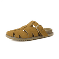 thumbnail image 5 of Cushionaire Benson Genuine Suede Clogs for Women – Adjustable Buckle Sandal with Memory Foam CHESTNUT 6.5, 5 of 10