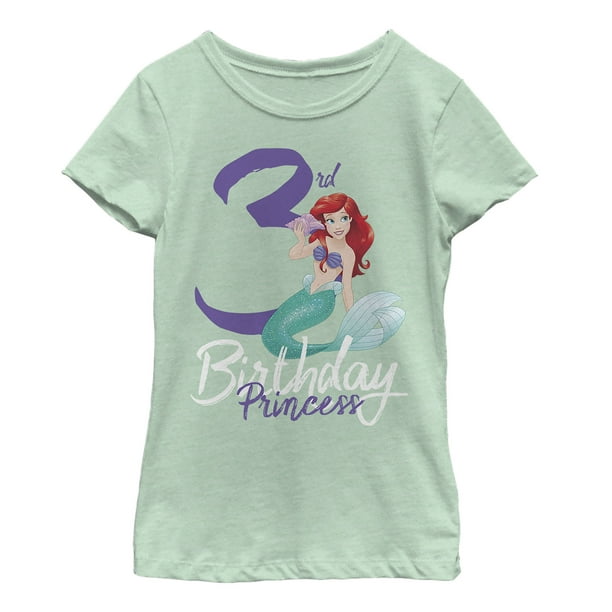 ariel mermaid birthday shirt