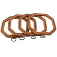 thumbnail image 5 of 4PCS Octagon Embroidery Hoops Imitated Wood Hoop Set Display Frame for Art Craft Handy Sewing and Hanging, 5 of 5