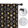 thumbnail image 4 of Blackout Kids Curtains,Black Gold Sun Moon Pattern Childrens Insulated Curtains Set Of 2,Bedroom Essentials,Toddler Room Decor 42x54in(106x137cm), 4 of 5